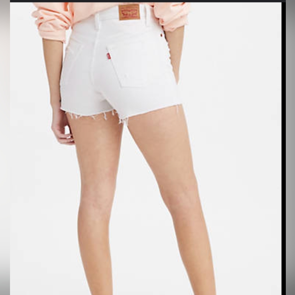 Levi's jean shorts and Arizona tube top